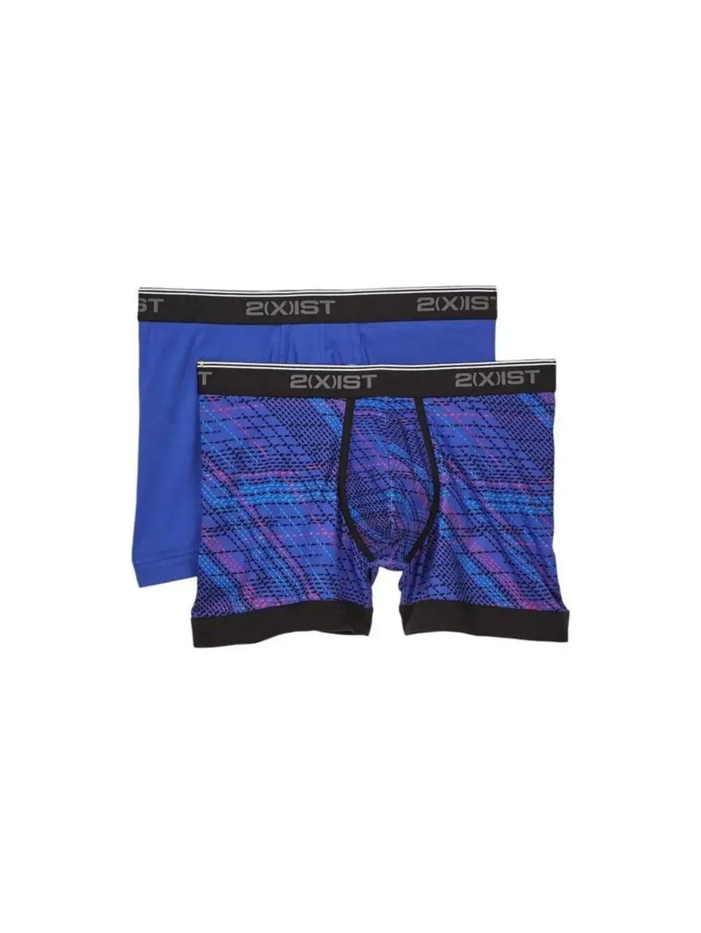 NEW 2(X)IST 2 PACK Cotton Stretch Boxer Briefs Size Small